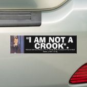 RICHARD NIXON "ich bin nicht ein Schwindler" Zitat Autoaufkleber (Auf Auto)