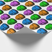 Richard Nixon in Vivid Color Geschenkpapier (Ecke)