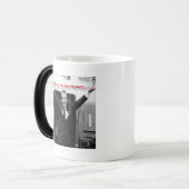 Richard Nixon "Miss Me yet?" Funny Gifts & T-Shirt Verwandlungstasse (Vorderseite Links)