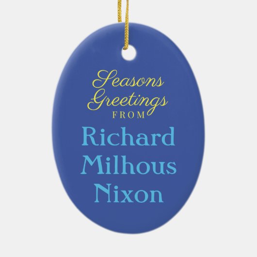 Richard Nixon Ornament (Hinten)