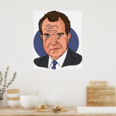 Richard Nixon Poster (Küche)