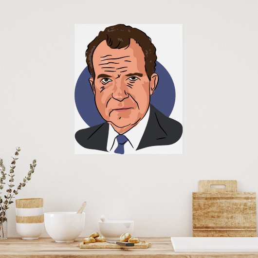 Richard Nixon Poster (Küche)