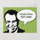Richard Nixon Postkarte (Vorderseite)