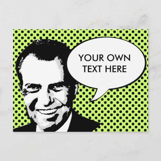 Richard Nixon Postkarte (Vorderseite)