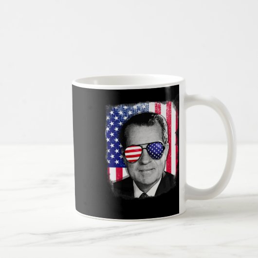 Richard Nixon Us Flag 4. Juli Kaffeetasse (Rechts)