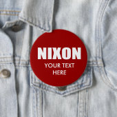 RICHARD NIXON-Wahl-Gang Button (Beispiel)