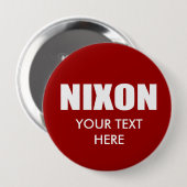 RICHARD NIXON-Wahl-Gang Button (Vorne & Hinten)