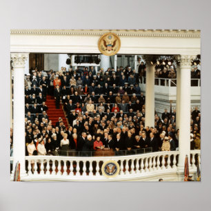 Richard Nixon wurde 1969 vereidigt Poster