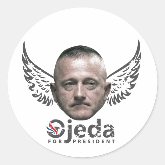 Richard Ojeda 2020 Runder Aufkleber (Vorderseite)