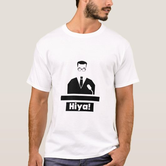 Richard Osman's "Hiya!" T-Shirt (Vorderseite)
