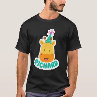 Richard Personalisiert Happy Birthday Idea T-Shirt