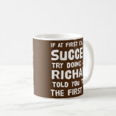 Richard Personalisiert Name Birthday Gift Funny Kaffeetasse (VorderseiteRechts)