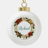 Richard Personalized Christmas Ball Ornament (Vorderseite)