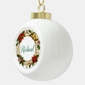 Richard Personalized Christmas Ball Ornament (Rechts)