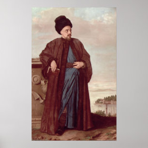 Richard Pococke in orientalischem Kostüm, 1738 Poster