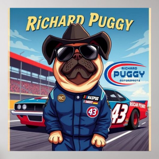 Richard Puggy Motorsports Poster (Vorne)