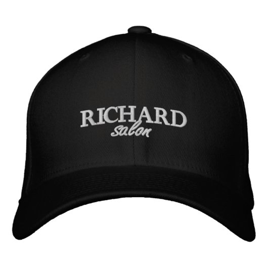 Richard Salon bestickt Angepasste Cap Bestickte Kappe (Vorderseite)