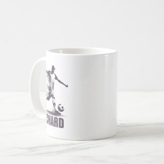 Richard Soccer Boys Personalized First Name Richar Kaffeetasse (Vorderseite Links)