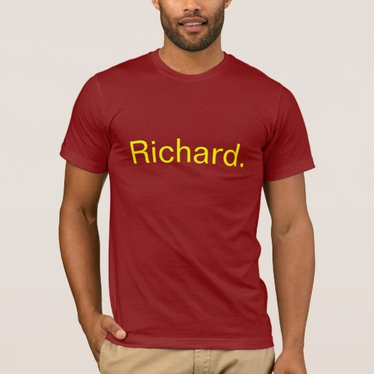 Richard T-Shirt (Vorderseite)