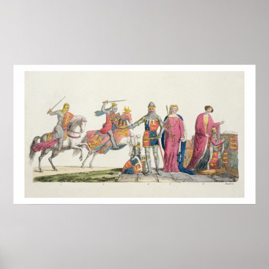 Richard the Lionheart, John of Gaunt, Edward III. Poster (Vorne)