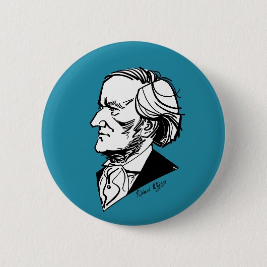 Richard Wagner Button (Vorderseite)