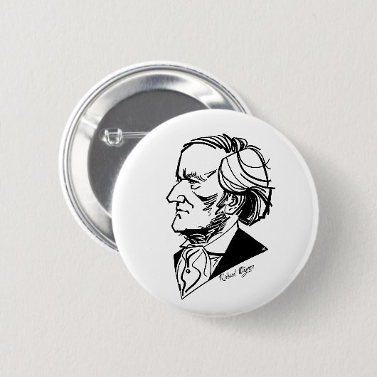 Richard Wagner Button (Vorne & Hinten)
