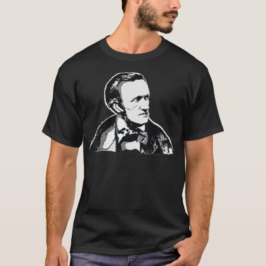 Richard Wagner Classical Composer Earbuds T-Shirt (Vorderseite)
