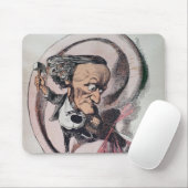 Richard Wagner, der das Trommelfell der Welt Mousepad (Mit Mouse)