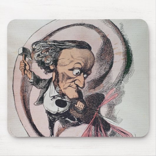 Richard Wagner, der das Trommelfell der Welt Mousepad (Vorne)