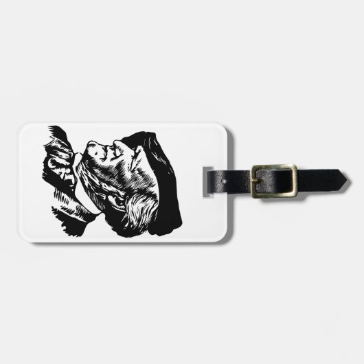 Richard Wagner Gepäckanhänger (Vorderseite horizontal)