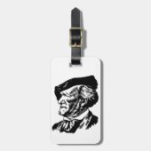 Richard Wagner Gepäckanhänger (Vorderseite vertikal)