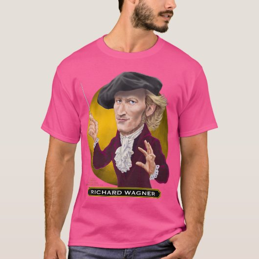 Richard Wagner German Opernkomponist T-Shirt (Vorderseite)