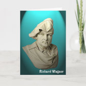 Richard Wagner Greeting Card Karte (Vorderseite)