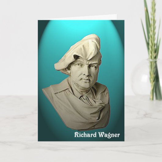 Richard Wagner Greeting Card Karte (Vorderseite)