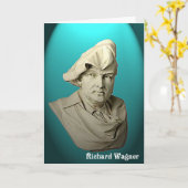 Richard Wagner Greeting Card Karte (Gelbe Blume)