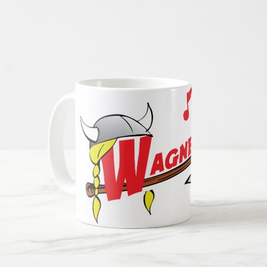 Richard Wagner Kaffeetasse (Vorderseite Links)