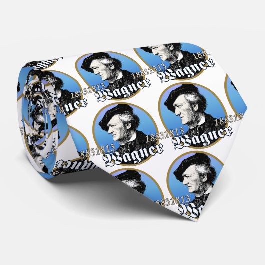 Richard Wagner Krawatte (Gerollt)