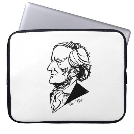 Richard Wagner Laptopschutzhülle (Vorderseite)