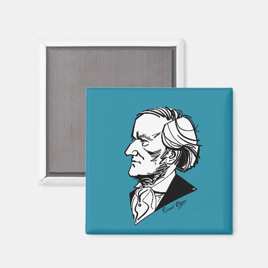 Richard Wagner Magnet (Vorderseite/Rückseite)