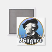 Richard Wagner Magnet (Vorderseite/Rückseite)