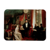 Richard Wagner mit Franz Liszt und Liszt-Tochter Magnet (Horizontal)