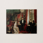 Richard Wagner mit Franz Liszt und Liszts daught Puzzle (Horizontal)