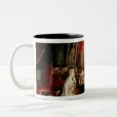 Richard Wagner mit Franz Liszt und Liszts daught Zweifarbige Tasse (Links)