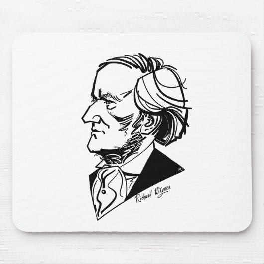 Richard Wagner Mousepad (Vorne)