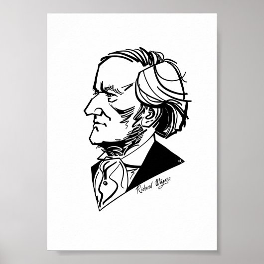 Richard Wagner Poster (Vorne)