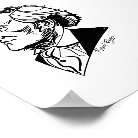 Richard Wagner Poster (Ecke)