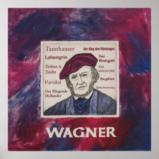 Richard WAGNER Poster (Vorne)
