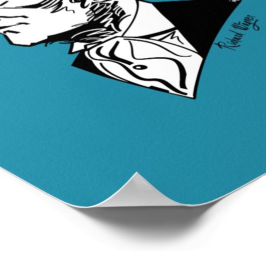 Richard Wagner Poster (Ecke)