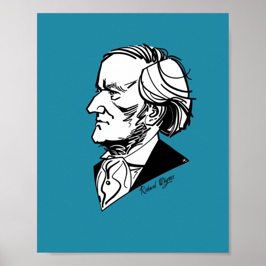 Richard Wagner Poster (Vorne)
