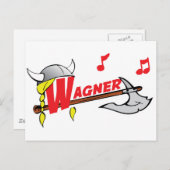 Richard Wagner Postkarte (Vorne/Hinten)